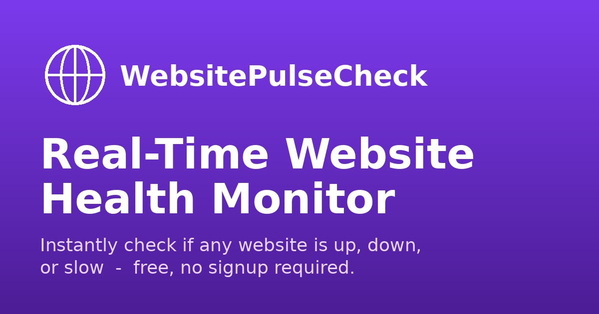 How to Fix “This Site Can’t Be Reached” Errors | WebsitePulseCheck